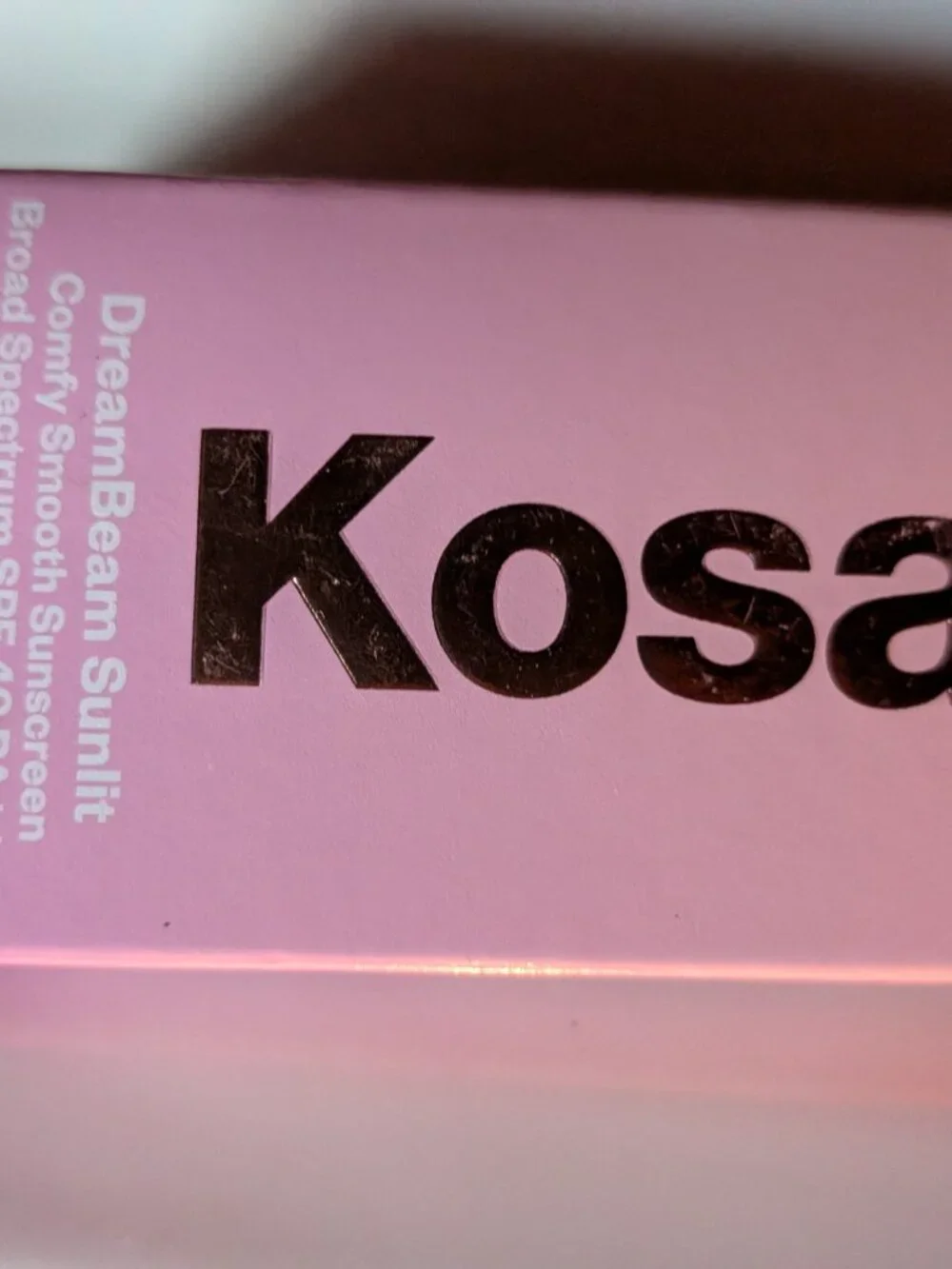 Kosas sunlit golden